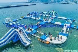 Large Inflatable Floating Sea Inflatable Water Park for Resort Lake Ocean