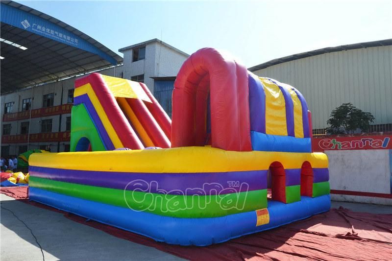 Colorful Commercial Inflatable Obstacle Course Game for Kids Chob357