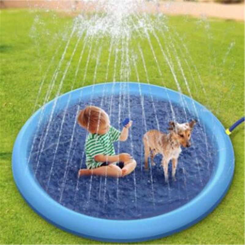 Inflatable Baby Sprinkle Play Mat Water Toy