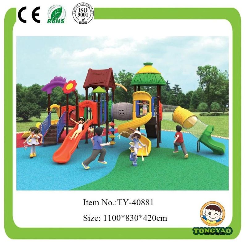 Modern Outdoor Playground Plastic Slide for Children (TY-40881)