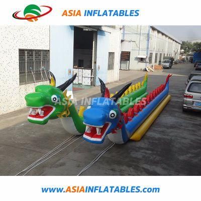 PVC Tarpaulin Inflatable Dragon Banana Boat, Inflatable Towable Boat, Inflatable Flying Dragon