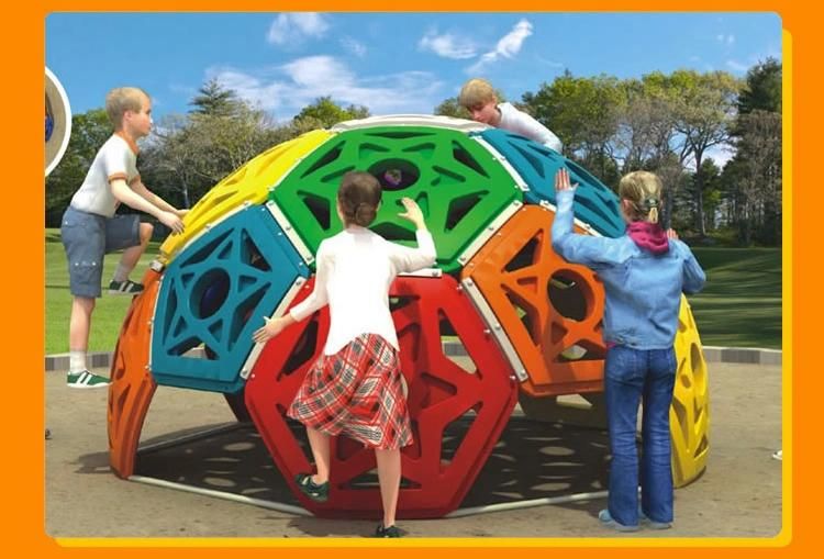 Outdoor Playground LLDPE Plastic Space Capsule Climbing Frame Climber Best Price