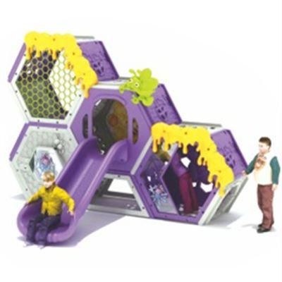 Outdoor Kids Playground Slide Amusement Park Equipment Beehive Maze 314b