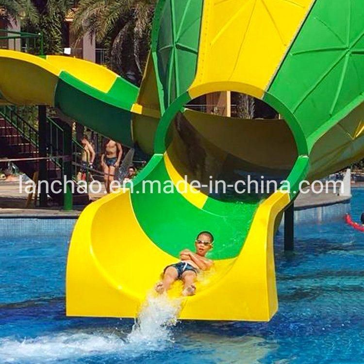 Swimming Pool Water Park Fiberglass Interesting Water Slide