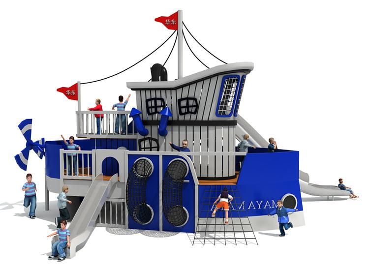 Outdoor Park Pirate Ship Series Large Children Amusement Equipment