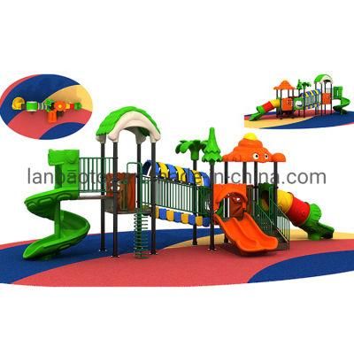 China Manufacturer Promotional Custom Commercial Kindergarten Kids Outdoor Slide Playground