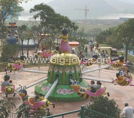 Top Quality Amusement Park Equipment Self Control Rotary Bee Rides for Kids Rides Manufacturer