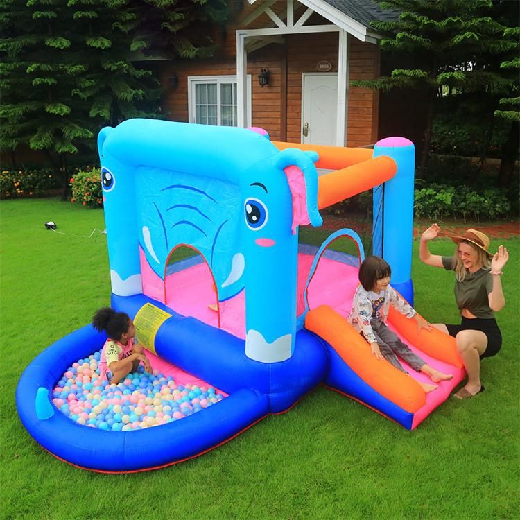 Outdoor Sporting Inflatable Bouncer with Slide and Pool