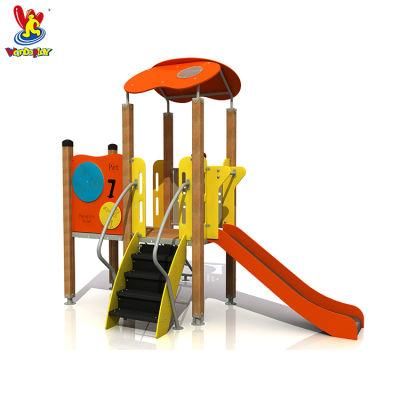 GS TUV Standard Amusement Park Playsets Kindergarten Kids Toy Children Slide Games Equipment Outdoor Wood Playground