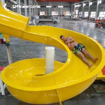 Factory Direct Sales Water Park Equipment Fiberglass Water Slide Pool Slide for Kids