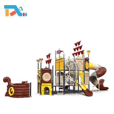 Colorful Outdoor Playground Plastic Slide Amusement Park Equipment