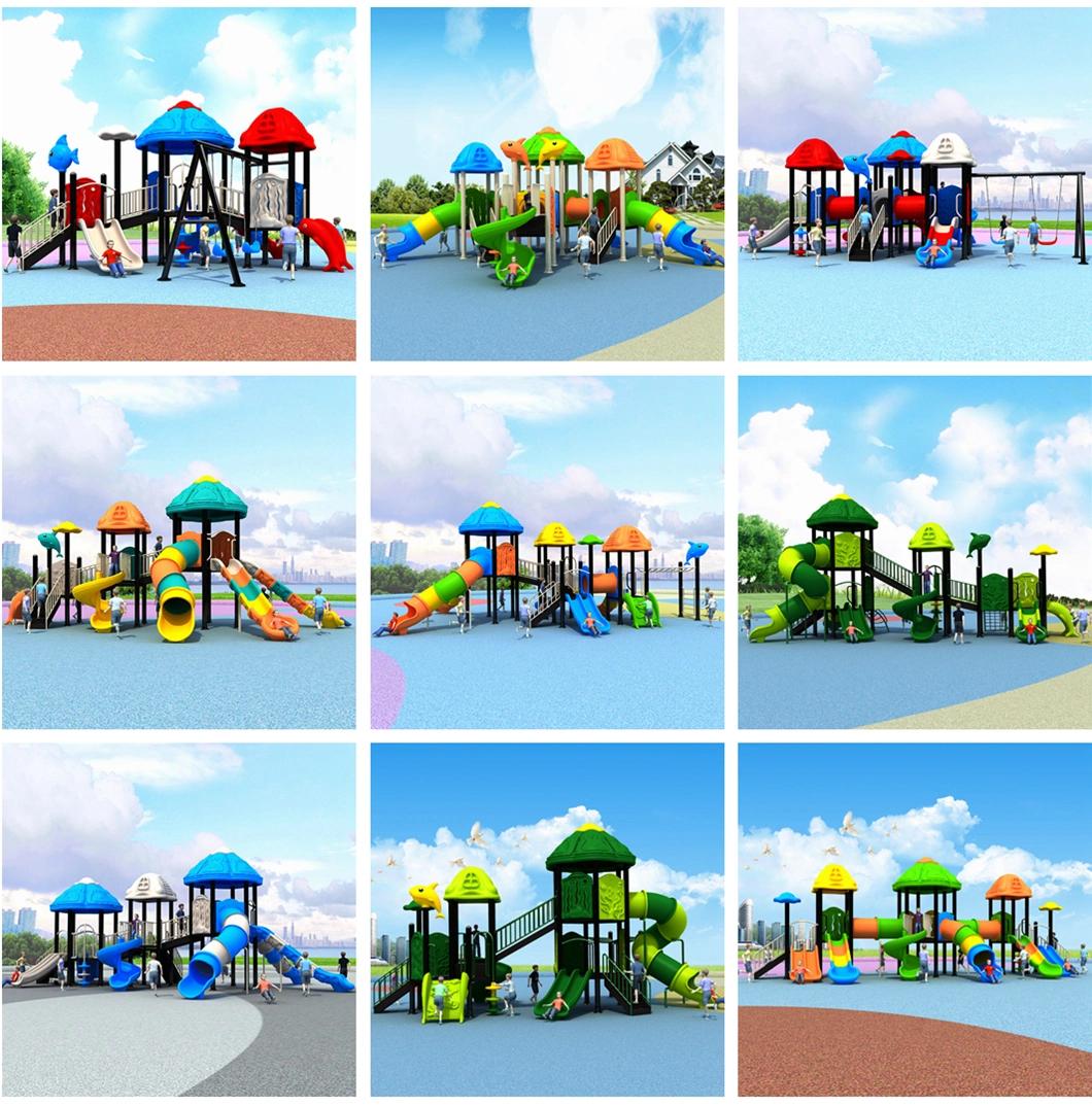 Spot Kids School Outdoor Playground Plastic Slide Amusement Park Equipment