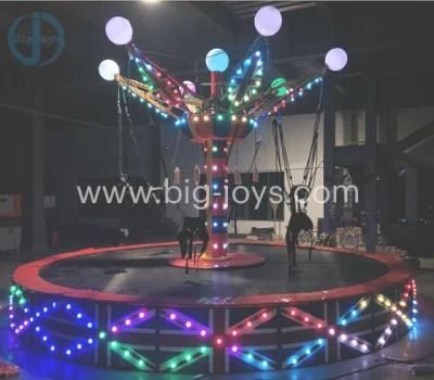 Kids Paradise Amusement Park 6 Person Bungee Inflatable Trampoline Outdoor Entertainment Equipment