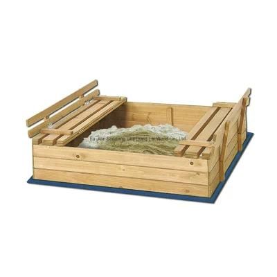 Wooden Sand Box Kids Playground Outdoor Wood Sandpit with Cheap Price