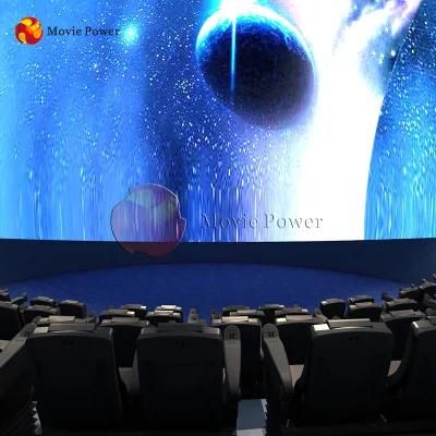 Theme Park 3D 4D 5D Dynamic Dome Theater Projector Electric Cinema Seat Equipment