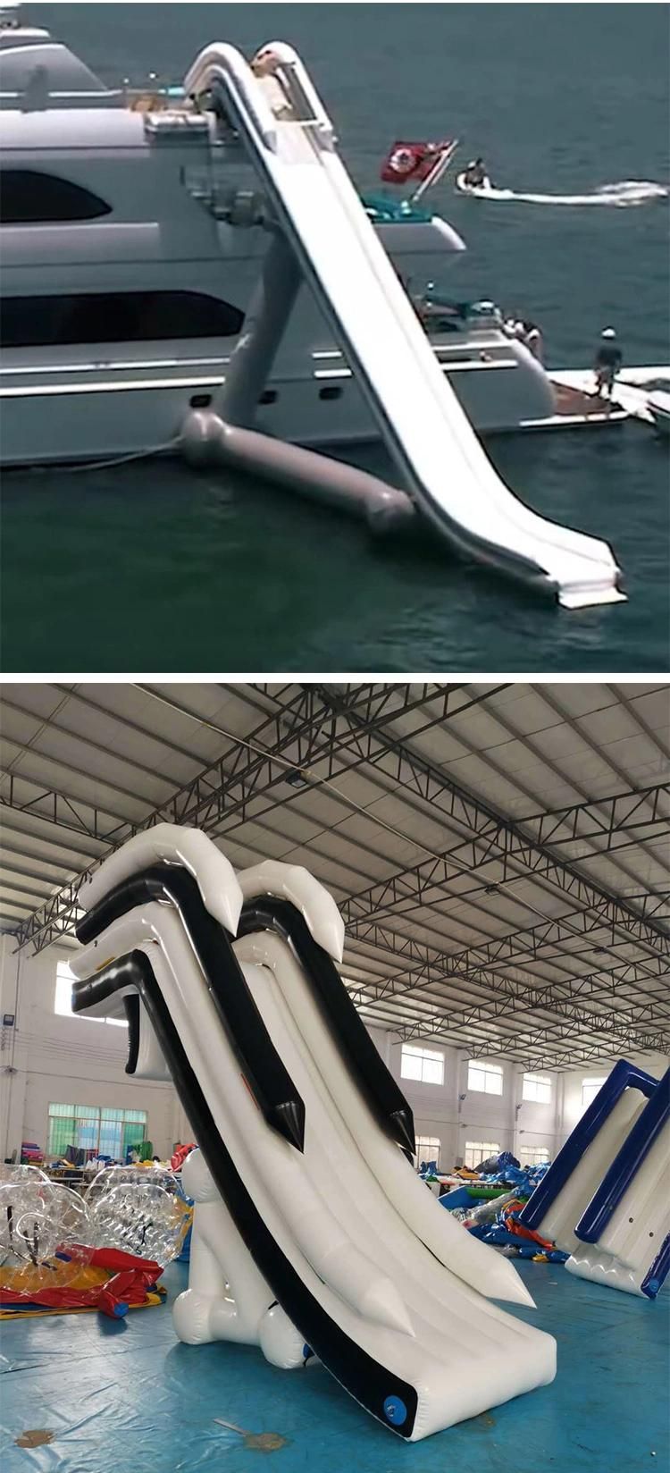 Outdoor Inflatable Floating Water Slide for Yacht