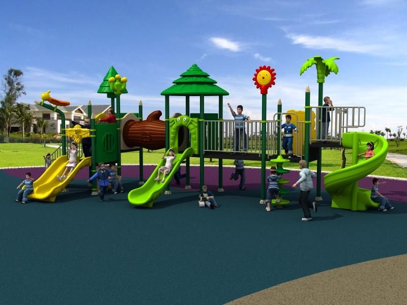 Wood Series Outdoor Playground Slide