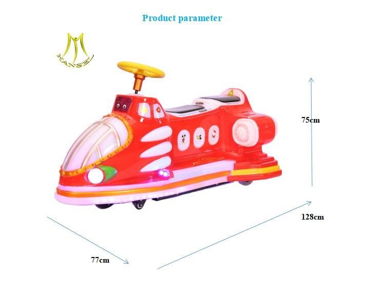 Hansel High Quality Electronic Motorbike for Kids Ride on Airplane for Park