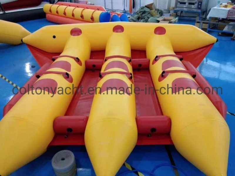 Inflatable Water Games Flyfish Banana Boat for Sea Sports