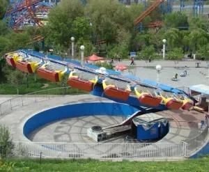 Outdoor Thrilling Amusement Park Brave Turntable Rides