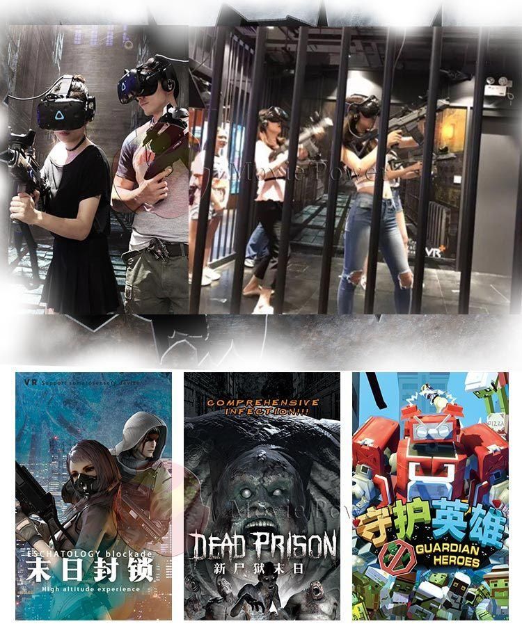 Movie Power Best Price HTC Vive Vr 360 Degree Virtual Reality Shooting Game