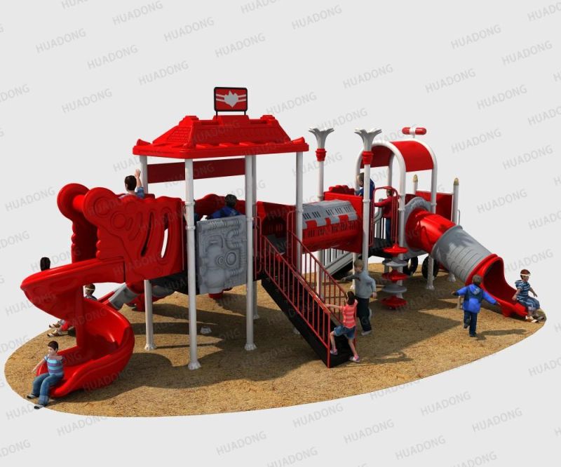 Fire Control Series Hot Sale Outdoor Slide Big Playground for Children