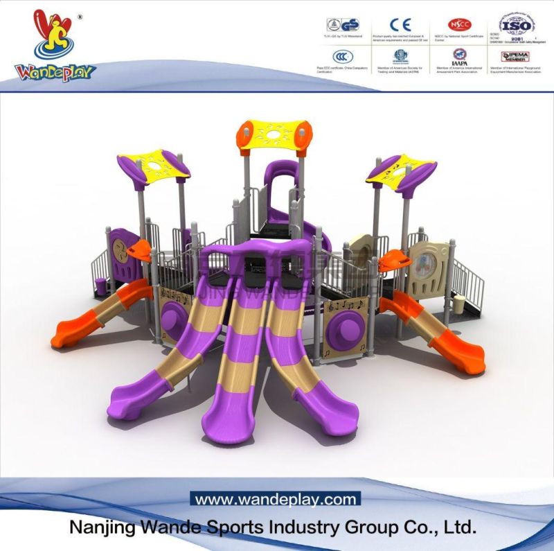 Outdoor Kids Slide Playground Castle Playground Kids Outdoor Playhouse for Sale