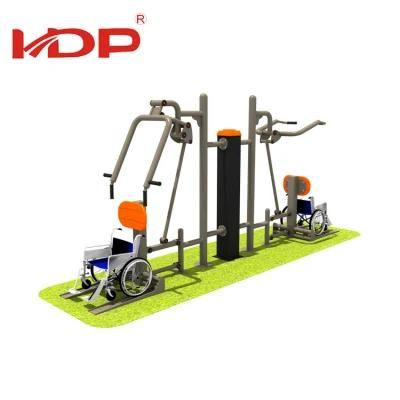 Approved Outdoor Disabled Fitness Equipment for Handicapped People Turning Wheel