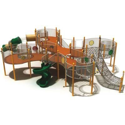 Most Popular Kids Outdoor Playground Equipment Park Community Slide Climbing