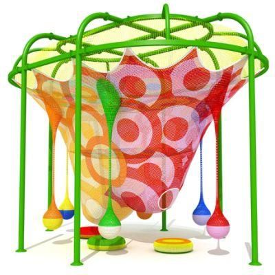 Customized Outdoor Amusement Park Rainbow Net Kids Indoor Playground Equipment