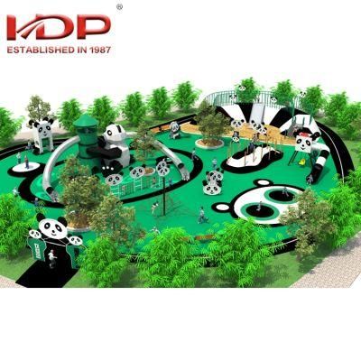 Pandas Theme Children Outdoor Playground Amusement Park Equipment