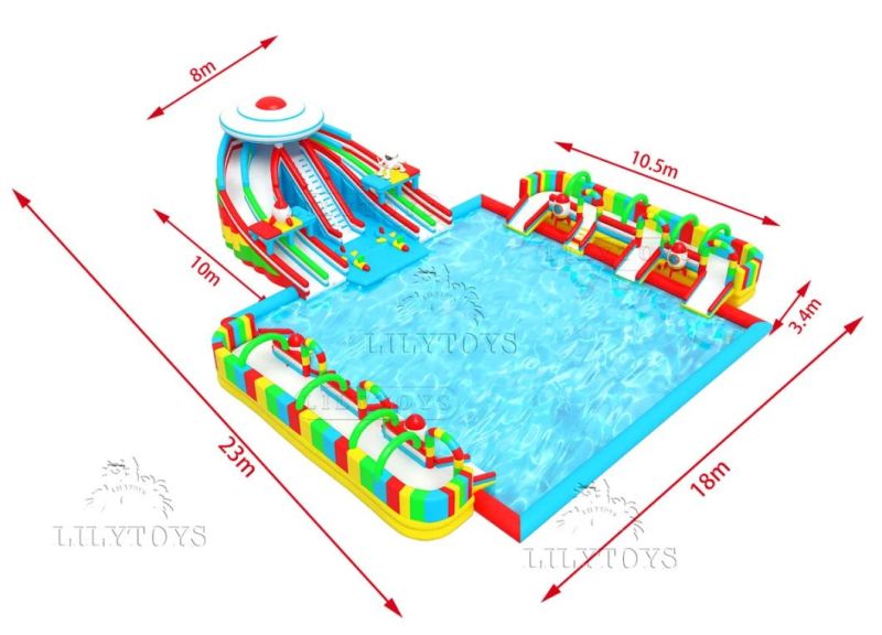 Commercial Inflatable Water Slide Cheap Inflatable PVC Material Slide Inflatable Slide with Pool for Hot Sale