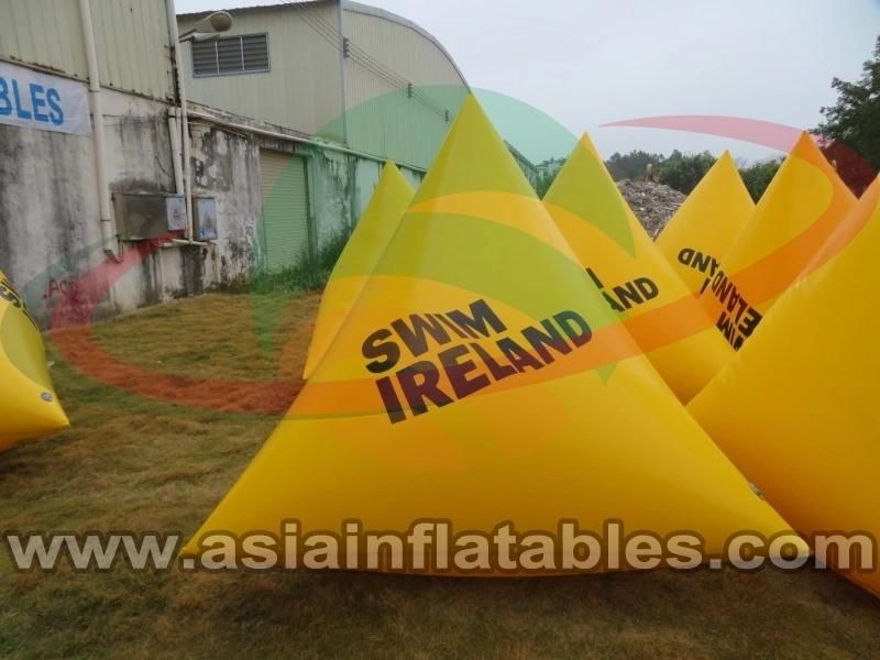 Pyramid Shape Inflatable Water Buoys Inflatable Buoy Marker