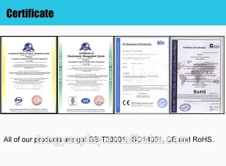 CE Certificated Outdoor Playground with Transformer Roof