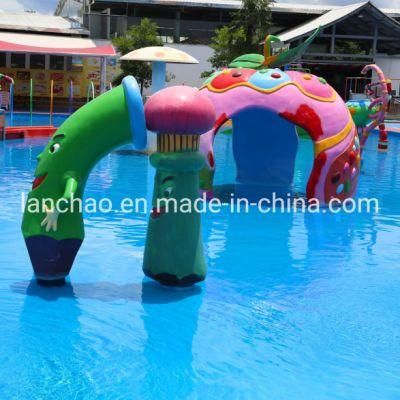 Fiberglass Pencil Spray Water Play Equipment for Water Park