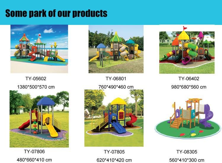 Plastic Playground Material and Park Usage Play Ground Outdoor