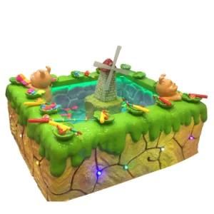 2017 New Design Children Toy Fiber Glass Amusement Fishing Pool for Playground (F28)
