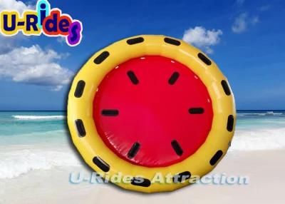 Red and Yellow Inflatable Round Raft for Water Park