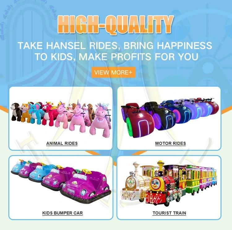 Hansel Kids Amusement Park Rides Electric Kiddie Ride on Car