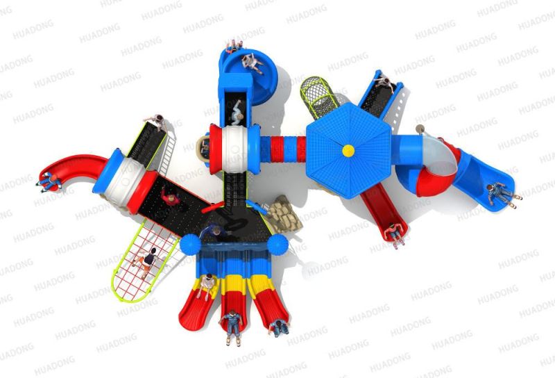 House Series Outdoor Playground Amusement Park Children Slide Equipment