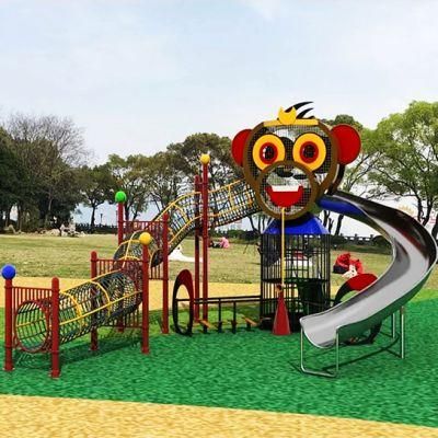 Amusement Park Children Outdoor Playground Climbing Net Slide Adventure Equipment