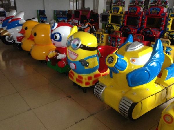 Fiberglass Baby Swing Car Kiddie Rides for Shopping Mall