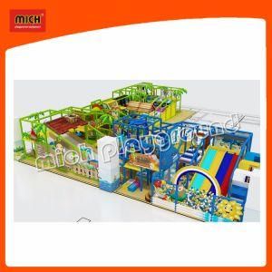 Jungle Amusement Park Indoor Playground with Roller Slides