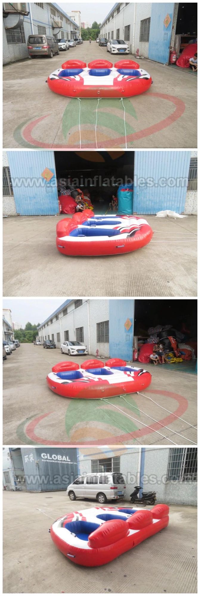 Inflatable Crazy UFO Flying Towables Water Sofa for Summer Water Park