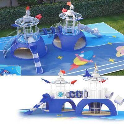 Outdoor Park Kids Playground Equipment Space Series Climbing Slide Yq40