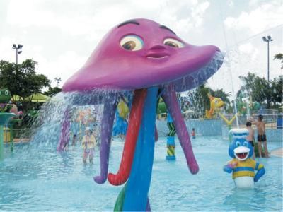 Jellyfish Crocodile Turtle Mushroom Water Spray Device Fiberglass Waterp Equipment High Quality with Ce Approved