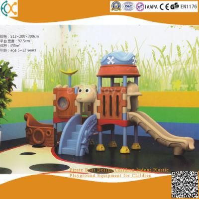 Pirate Boat Design Children Indoor Plastic Playground Equipment for Children