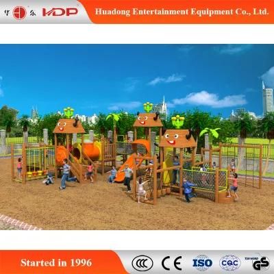 Popular Funny Children Slider Amusement Park Wooden Slide for Sale (HD-MZ044)