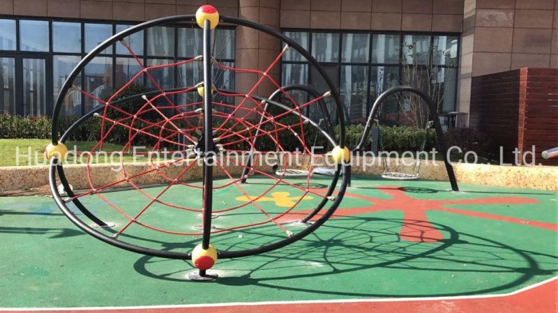 Popular Kids Outdoor Gym Rock Climbing Structure Rope Course Climbing Fitness Equipment Stainless Steel Wire